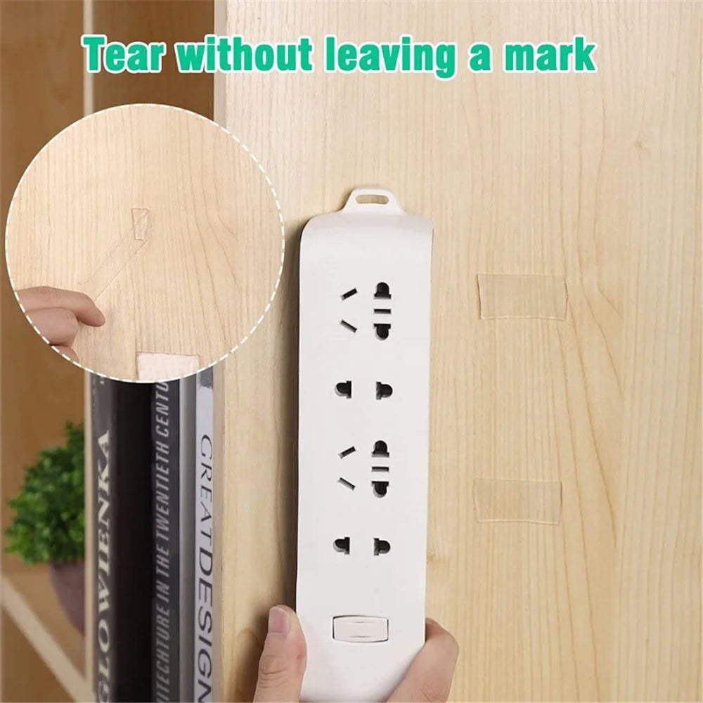70mmx2mm Dual-Sided Nano Adhesive Tape Sticky Transparent Carpet Wall Tape Sticker, Length: 3m - 3