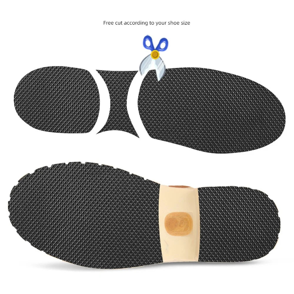 50mm Wide 2m Long Grid Texture Anti-Slip Shoe Sole Sticker Worn Shoe Bottom Self-Adhesive EVA Repair Patch - 4