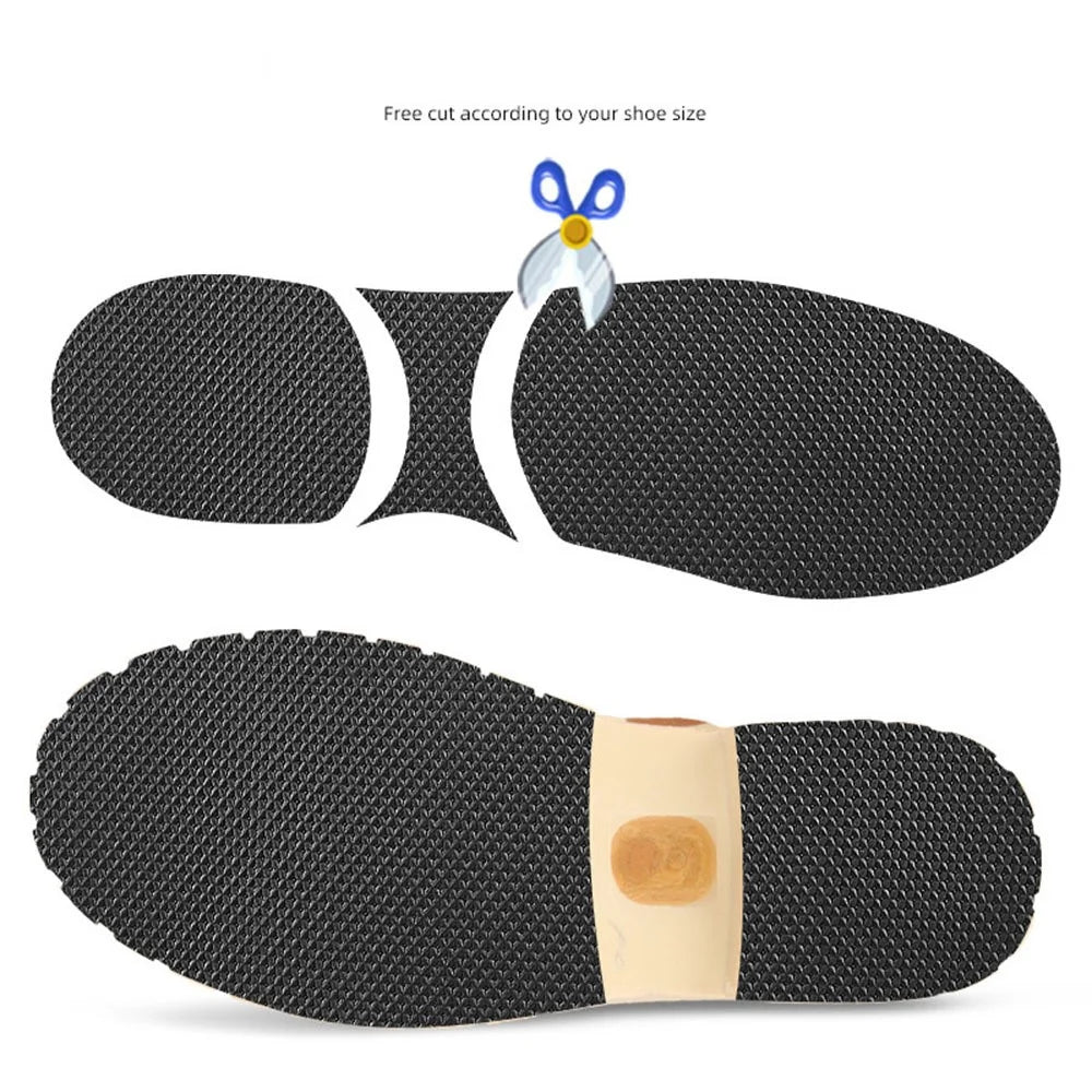 100mm Wide 2m Long Grid Texture Anti-Slip Shoe Sole Sticker Worn Shoe Bottom Self-Adhesive EVA Repair Patch - 7