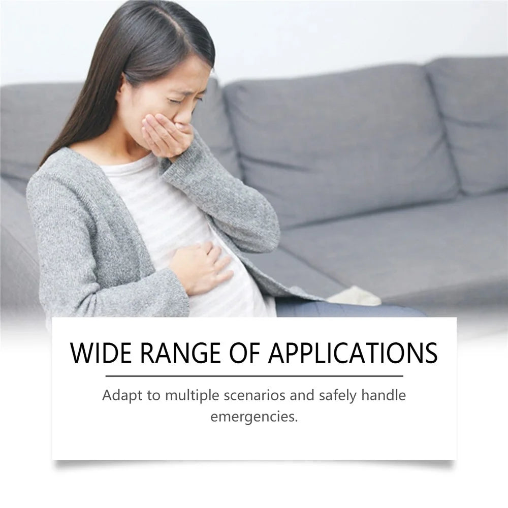 HOZONEX HZ-F01-0023-01 Leak Proof Portable Vomit Bag for Travel Motion Sickness Pregnant Women Nausea Bag - 5