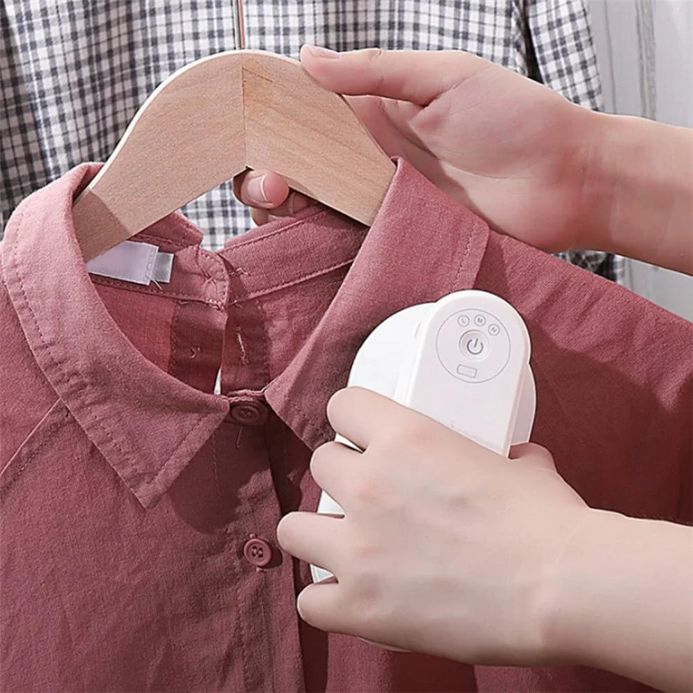 Mini Wireless Rechargeable Handheld Garment Steamer Portable Dry Wet Electric Iron for Home Dorm Travel - 6