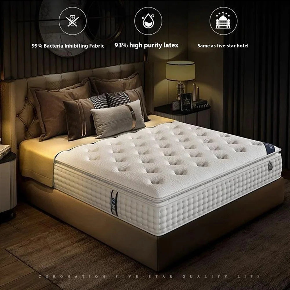 1000mm x 2000mm 24cm Thickness Breathable Fabric Spring Mattress Spine Protection Memory Foam Sleeping Pad - 3