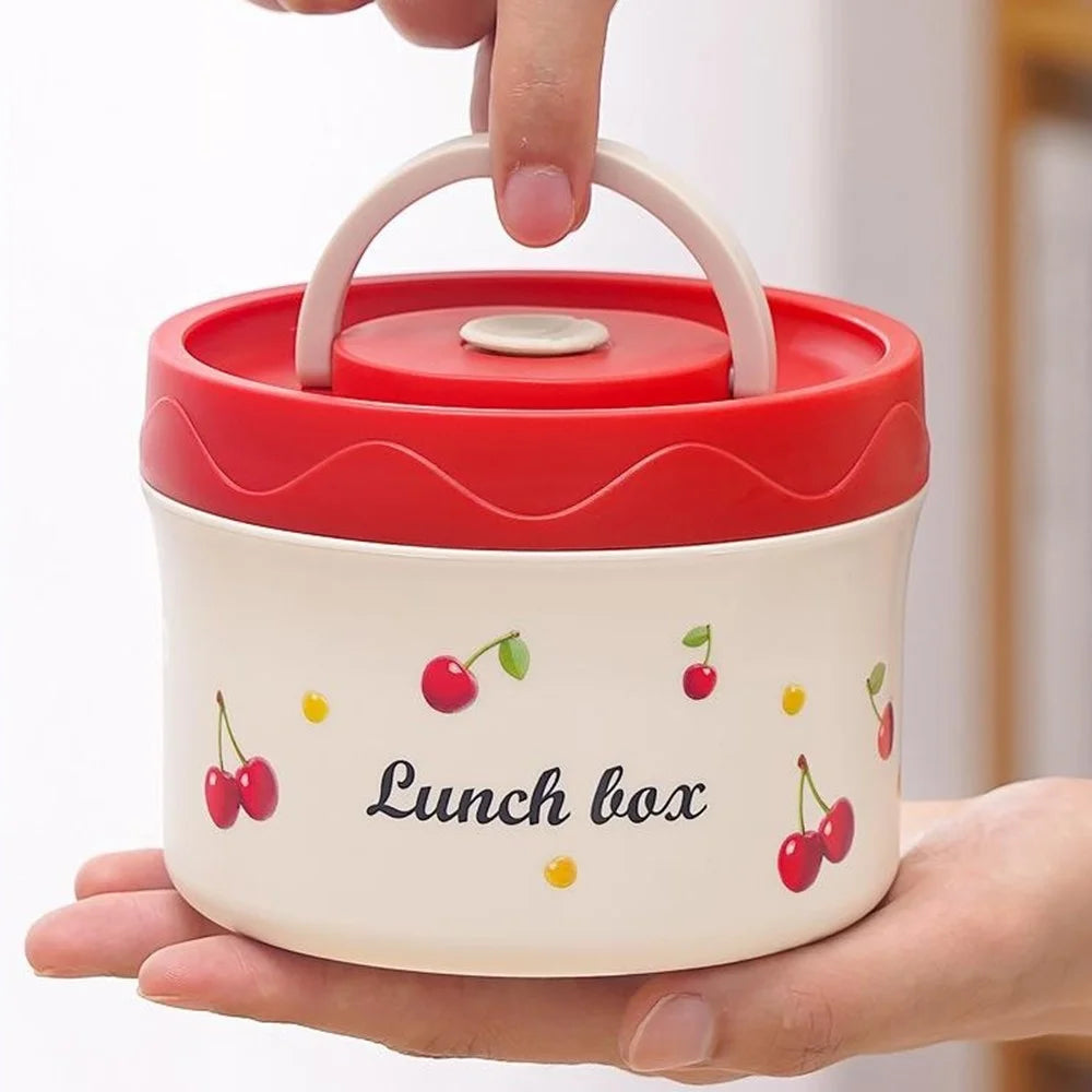 316 Stainless Steel Lunch Box Set with 440ML + 600ML + Insulated Bag Microwave Safe Leak Proof for Students / Office Workers (No FDA) - 3