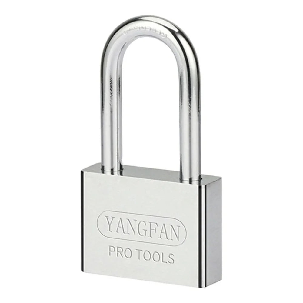 YANGFAN Waterproof Padlock 60mm Long Shackle Rustproof Security Lock with 3 Keys for Home / Outdoor Protection - 1