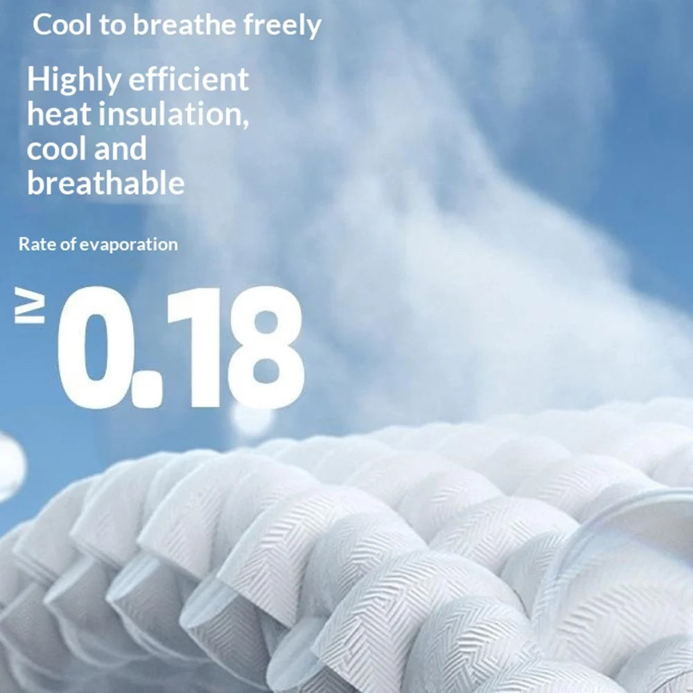 49 x 49cm Summer Seat Cushion TPE Gel Cooling Pad Breathable Chair Mat for Office Home - Blue - 4