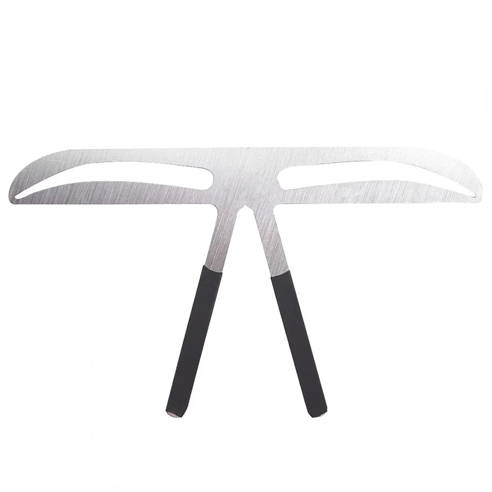 Professional Eyebrow Measure & Balance Ruler 3-Point Positioning Stainless Steel Measuring Eyebrow Tool - 7
