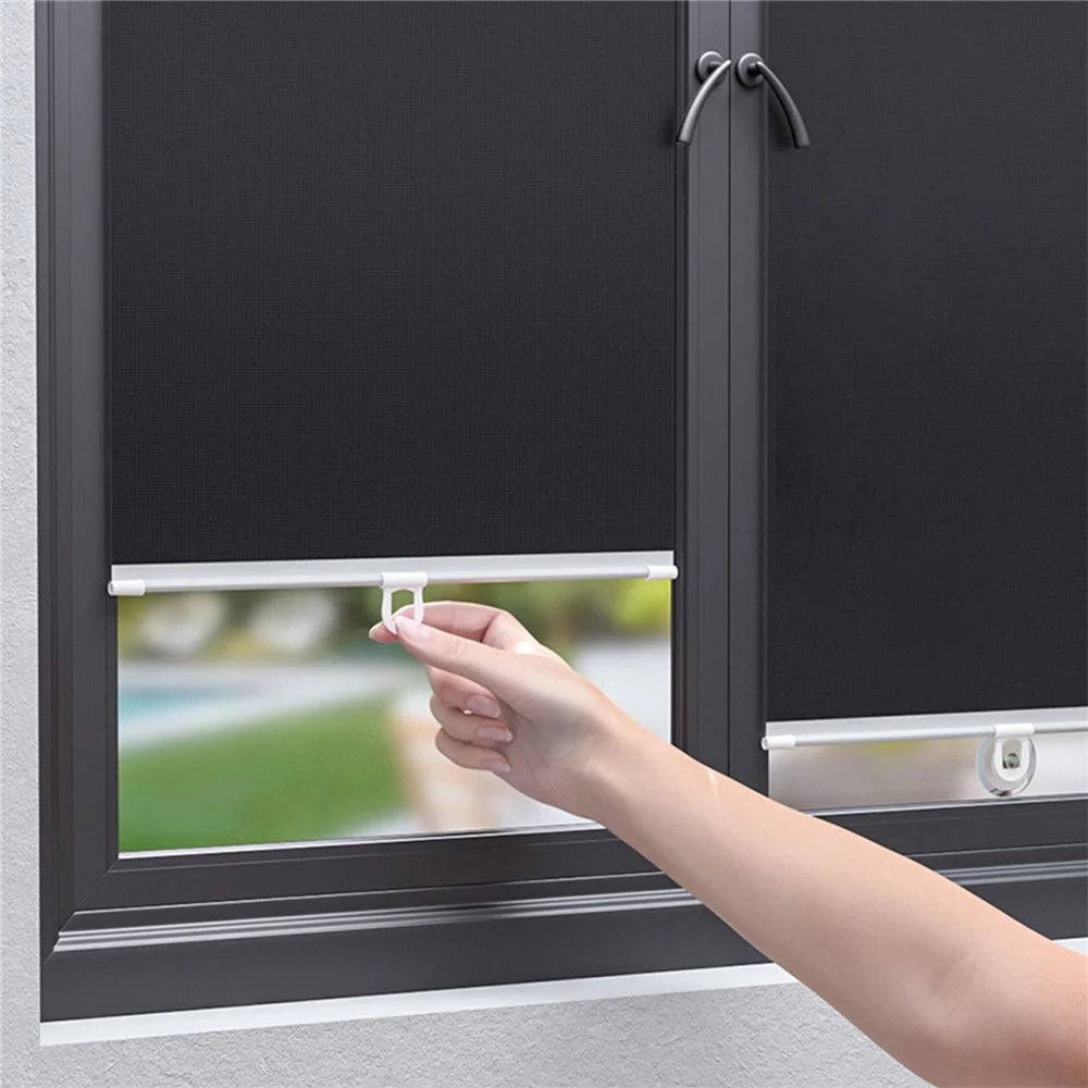 ST-5022 45x125cm Car Window Sunshade Auto Retractable Suction Cup Blackout Curtain for Car Bedroom - 7