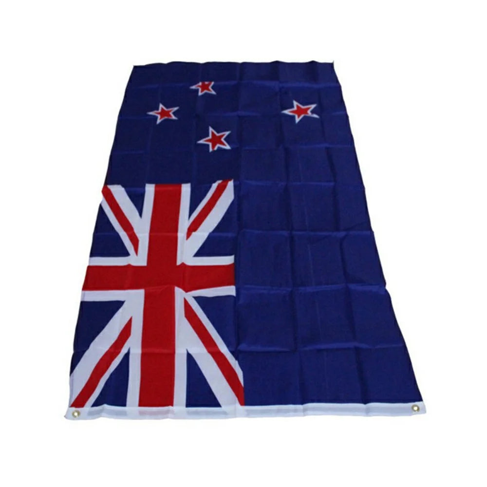 90x150cm 3x5ft New Zealand Flag Polyester National Banner with Grommets for Outdoor Display - 5