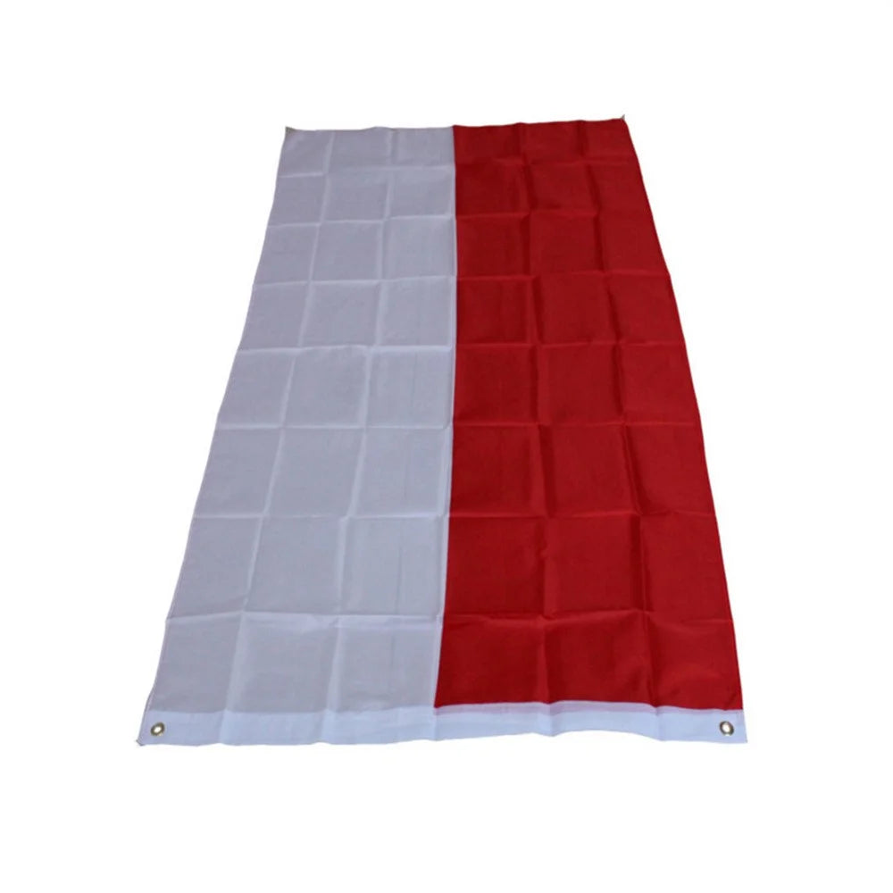 90x150cm 3x5ft Poland Flag Polyester National Banner with Grommets for Outdoor Indoor Display - 5