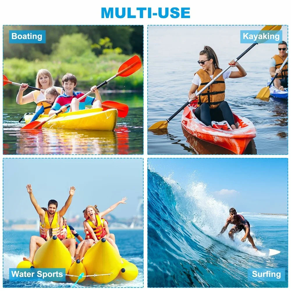 6.5x2.5cm Floating Keychain Water Sports Key Ring Buoyant Key Holder for Boating Kayaking / Outdoor Water Activities - Black - 5