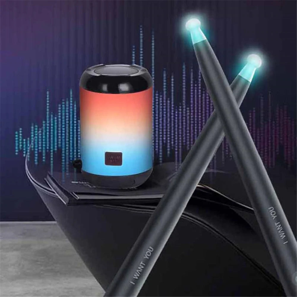 NX05 1 Pair Somatosensory Air Drum Sticks Electronic Drum Practice Air Drum Sticks with Bluetooth-compatible Speaker + Foot Sensor - 2