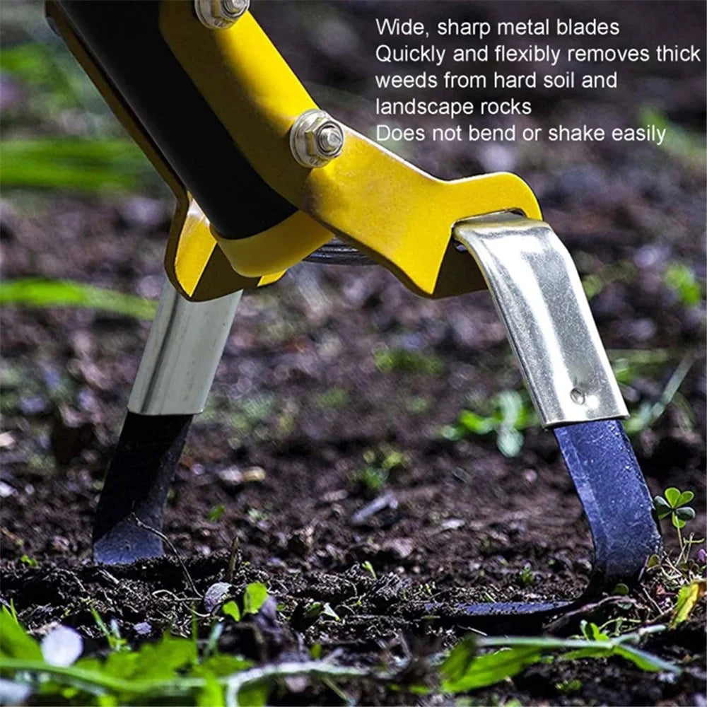 MYL-10 1.6m 4-Section Weeding Hoe Garden Tool Loop Stirrup Hoe Scuffle Garden Hoe for Outdoor Gardening - 6