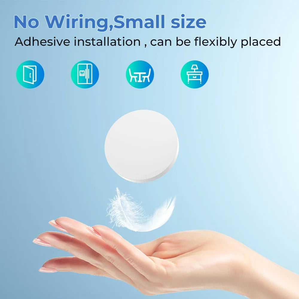 SYT004 Tuya Smart Home Zigbee Wireless Switch Battery-Powered Mini Scene Button - 6