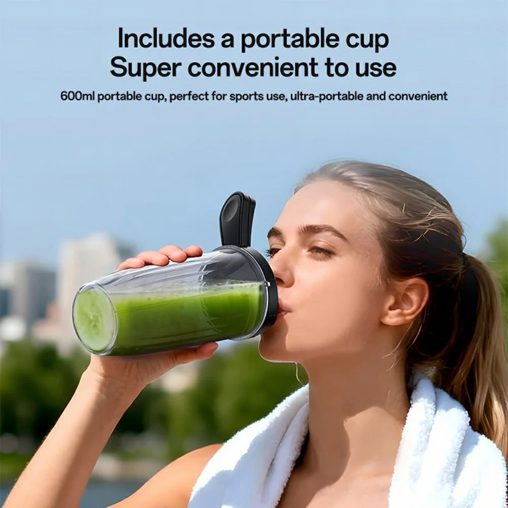 YESIDO EC27 EU Plug Portable Juicer 2 in 1 850W High Power Dual Speed Adjustable Fruit Vegetable Blender (BPA Free, No FDA) - 5