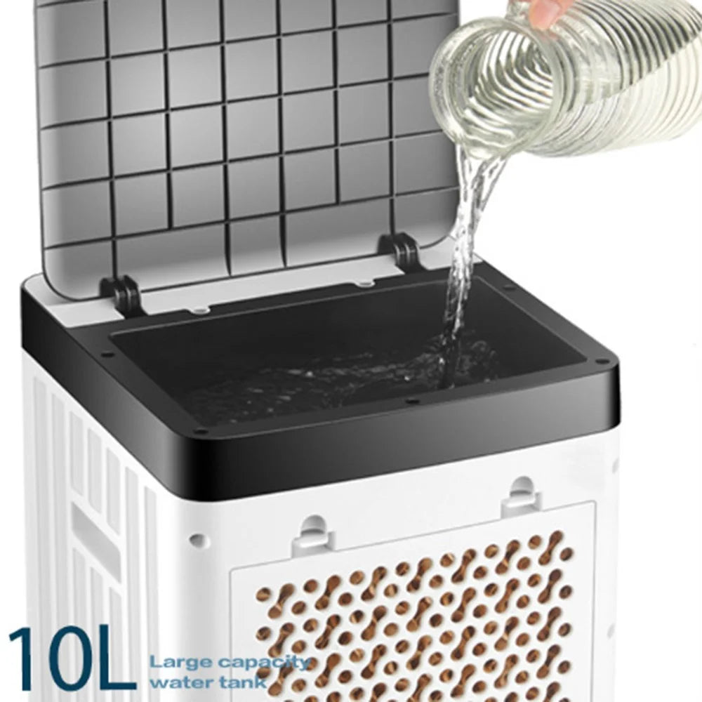 Portable Air Cooler Home Remote Control Evaporative Cooling Tower Fan Humidifier - EU Plug - 5