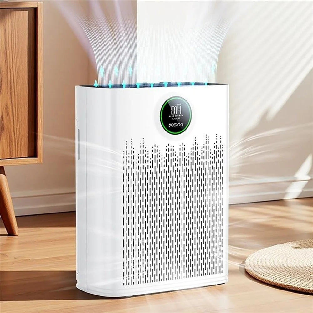 YESIDO EC23 Air Purifier WiFi Smart Triple Filtration PM2.5 Monitor Ultra-Quiet Formaldehyde Remover Air Cleaner - White / EU Plug - 3