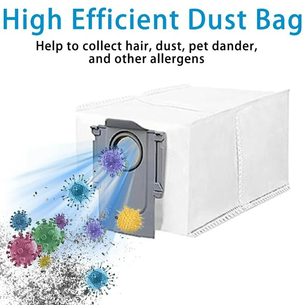 Dust Bags For Roborock T7S / T7S+ / G20 / G10 / G10S / G10S Pro / G10S Pure / S7 / S7 Max / S70 / S75 Robot Vacuum Cleaner Accessories - 2