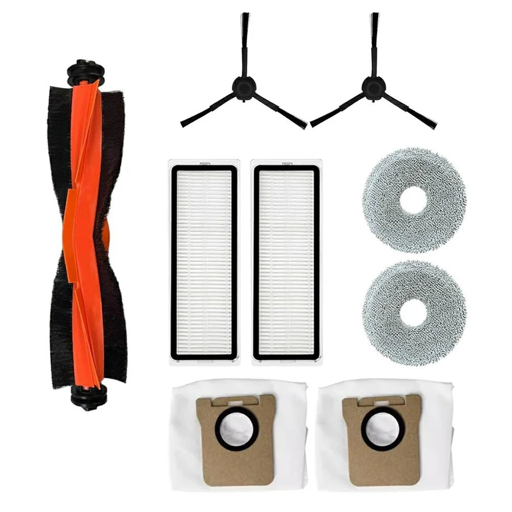 9Pcs / Set For Xiaomi Robot Vacuum X20 Pro / X20 Max Replacement Parts Kit with Main Brush Side Brush Filter Mop Cloth Dust Bag - 1