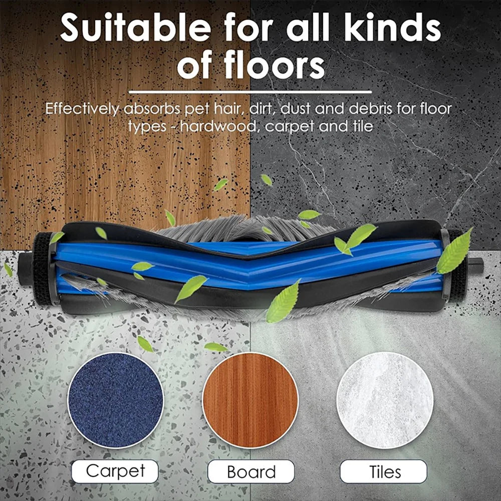 JUNSUNMAY 1Pc Main Brush for Ecovacs Deebot T50 Pro / T50 Max / T50 Omni / T50 Pro Omni Robot Vacuum Roller Brush - 2