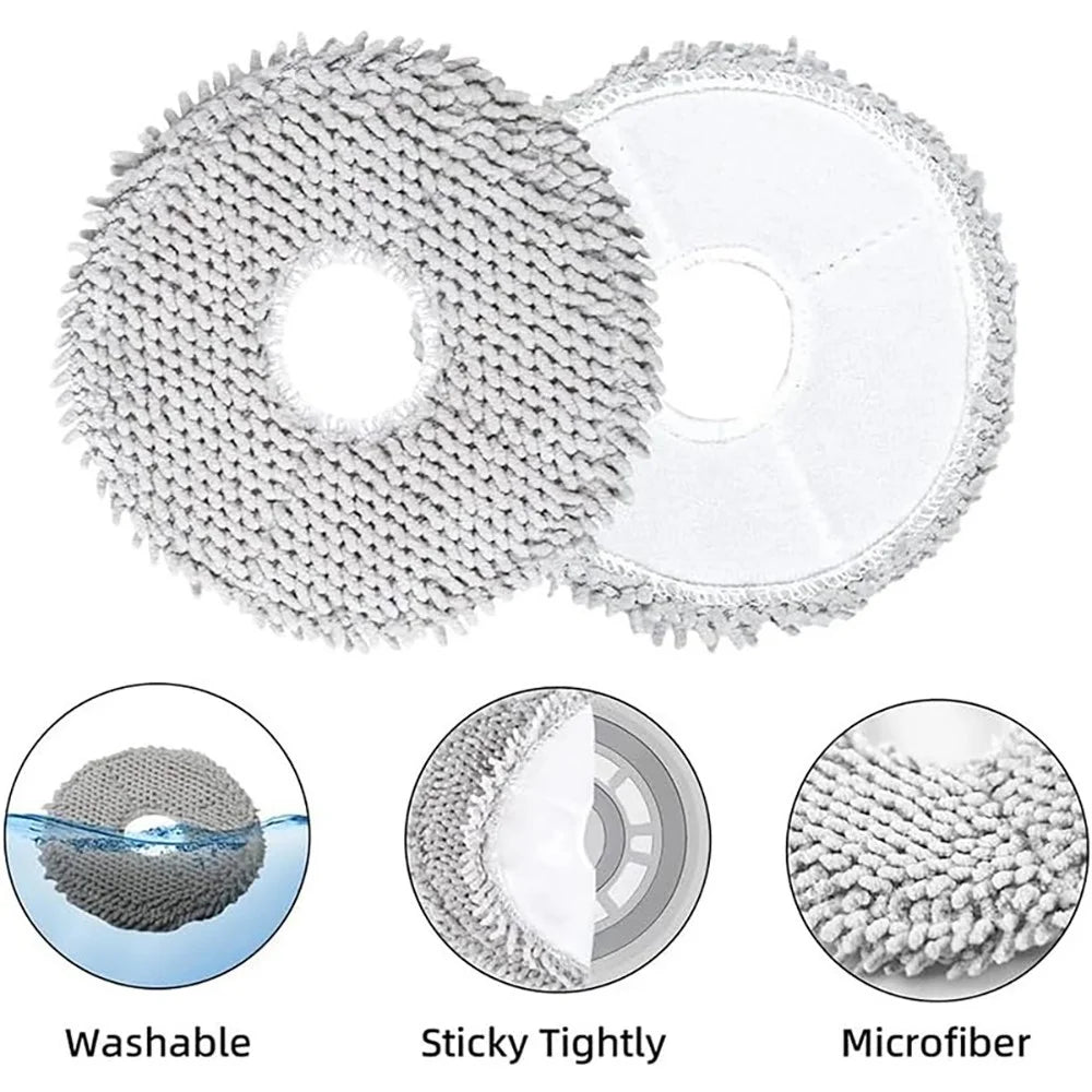JUNSUNMAY 16Pcs / Set Replacement Parts Kit for Ecovacs Deebot T50 Pro / T50 Max / T50 Omni / T50 Pro Omni with Main Brush HEPA Filter Mop Pad Dust Bag - 4