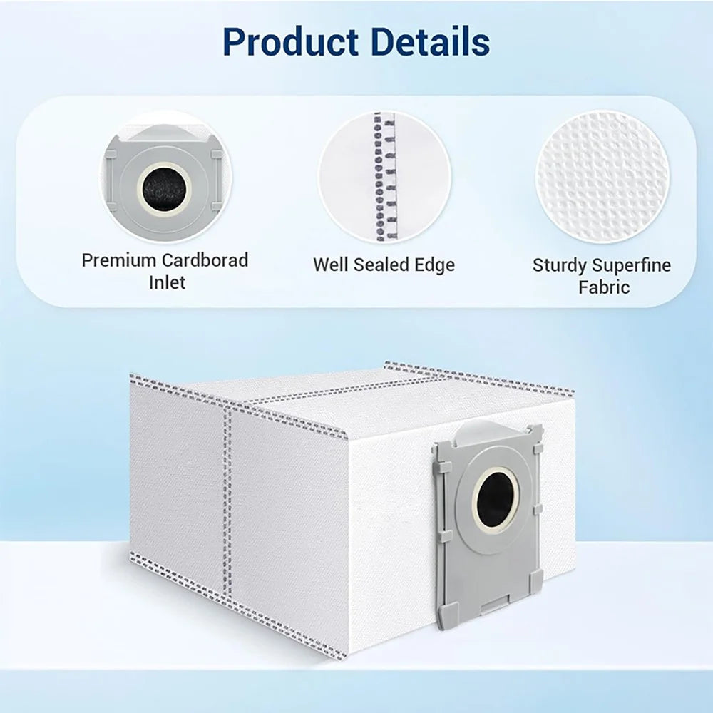 JUNSUNMAY 16Pcs / Set Replacement Parts Kit for Ecovacs Deebot T50 Pro / T50 Max / T50 Omni / T50 Pro Omni with Main Brush HEPA Filter Mop Pad Dust Bag - 5