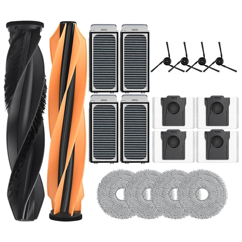 JUNSUNMAY 18Pcs / Set Robot Vacuum Accessories Kit for Dreame X50 Ultra Complete / L40S Pro Ultra / L40s Ultra with Main Brush Mop Pad Filter Dust Bag - 1
