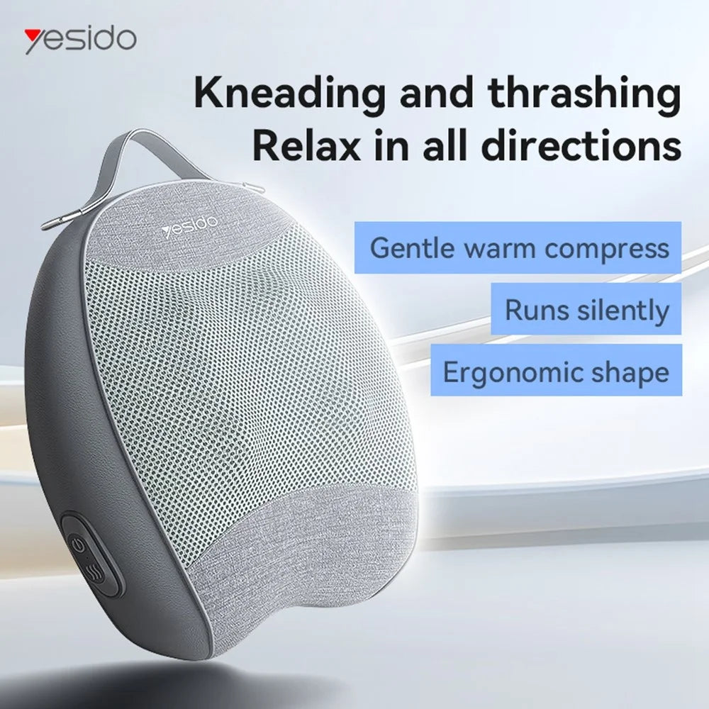 YESIDO MG15 Rechargeable Back Massager Hot Compress Ergonomic Relieve Fatigue Massage Tool - 2