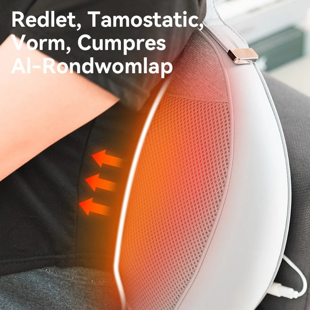 YESIDO MG15 Rechargeable Back Massager Hot Compress Ergonomic Relieve Fatigue Massage Tool - 4