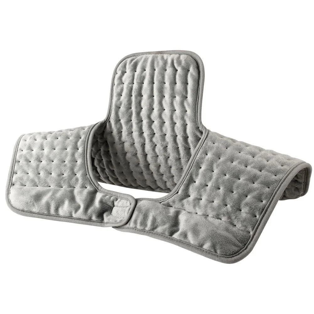 HP4555 Heated Shoulder Wrap Electric Blanket for Winter Electric Heating Pad 6 Temperature Settings Timer Function - Grey / US Plug - 1