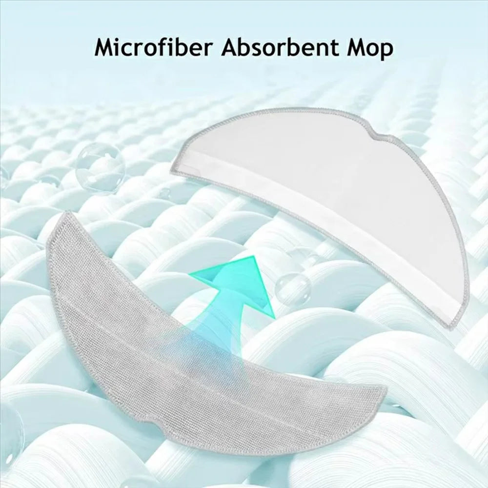 For Roborock Q7 M5 / Q7 M5+ / Q7 TF / Q7 TF+ Mop Cloth Vacuum Cleaner Dust Removal Floor Cleaning Pad - 3