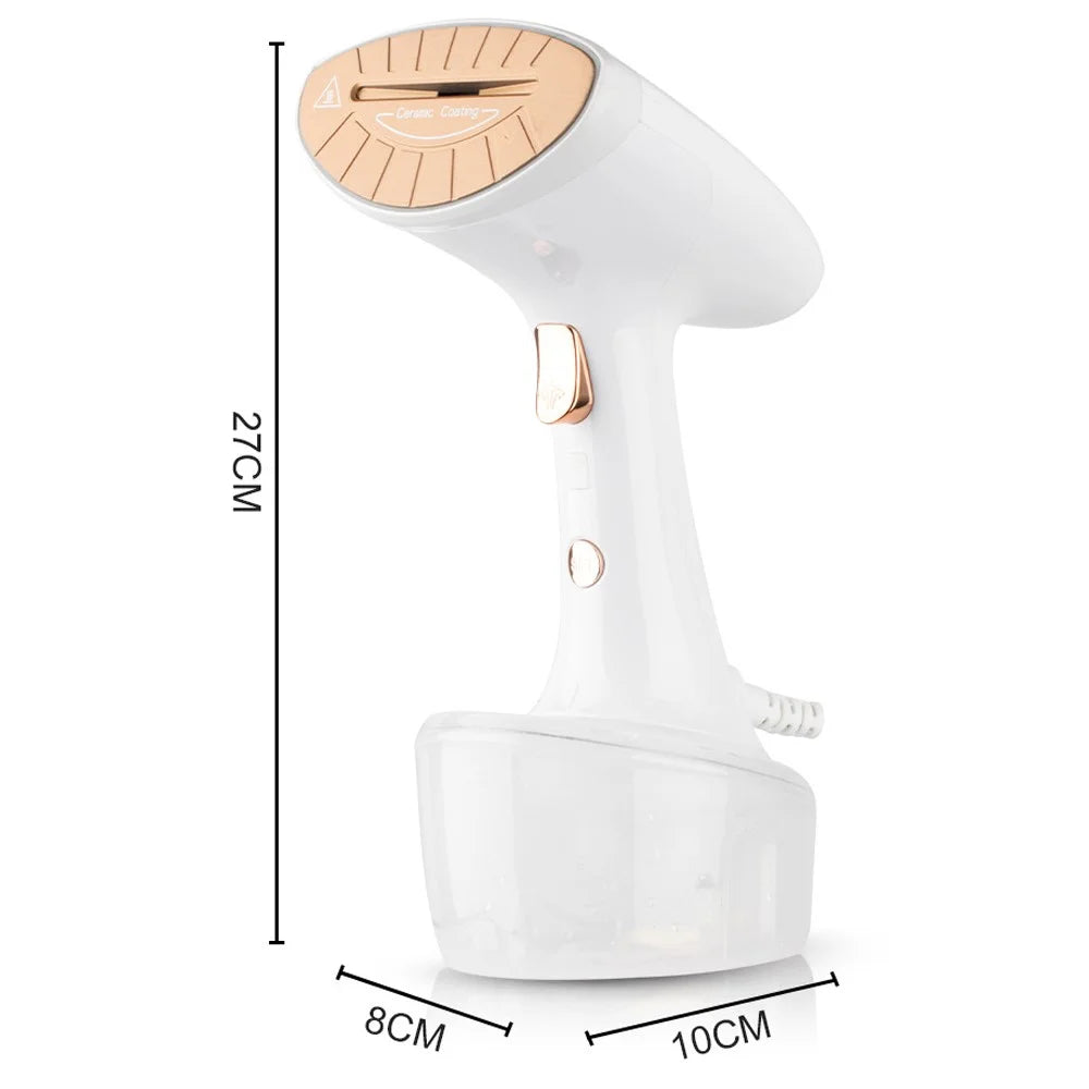 RAF R.1285 Clothes Steamer Dry Wet 1600W Handheld Garment Steamer 200ml Water Tank, EU Plug - White - 7