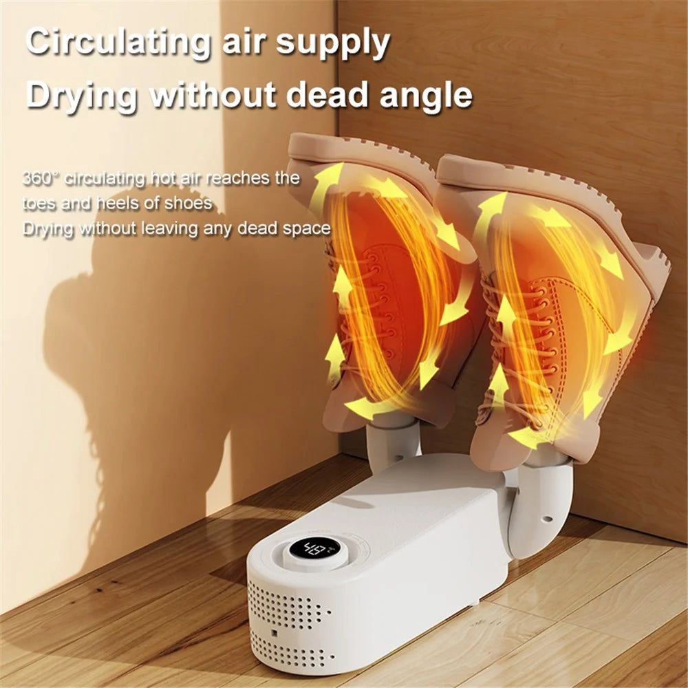 ML-X1 Intelligent Shoe Dryer Adjustable Rack Gloves Drying Machine with LED Display - 3