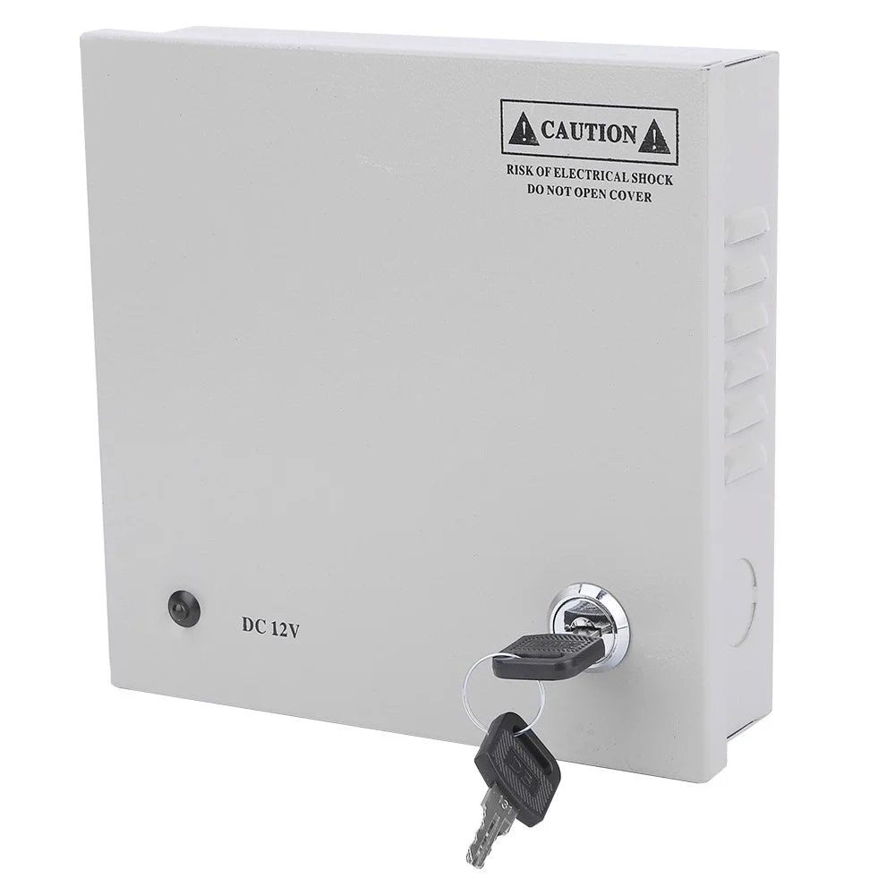 SOMPOM 4 Ports 4CH Output 5A 12V DC CCTV Distributed Power Supply Box for Security Camera - 5