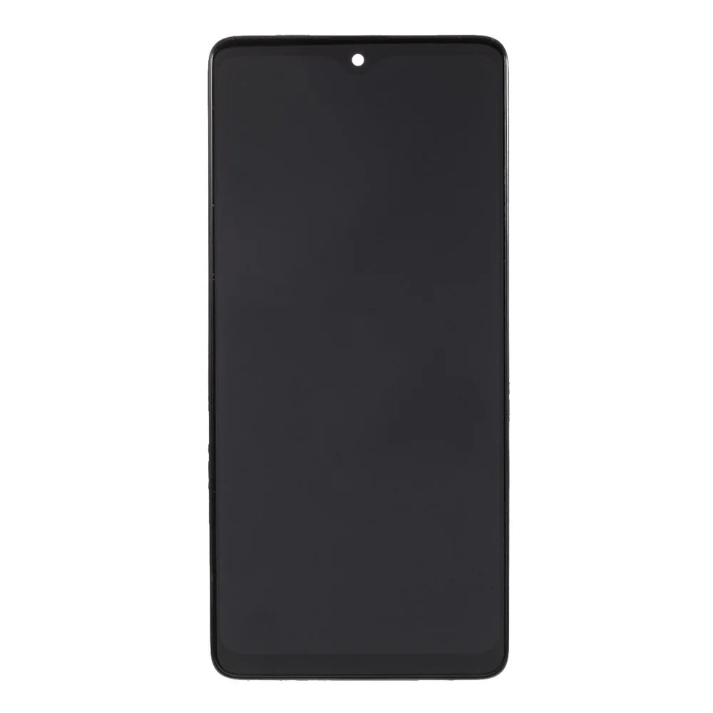 LCD Screen and Digitizer Assembly + Frame (Without Logo) (TFT Edition, without Fingerprint Function) for Samsung Galaxy A71 4G SM-A715 - Black - 6