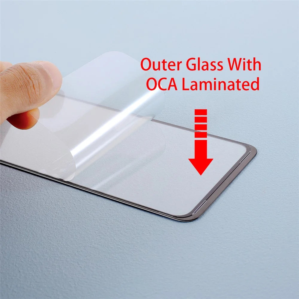 Screen Glass Lens + OCA Adhesive Replacement for Realme 3 RMX1825, RMX1821 - 7