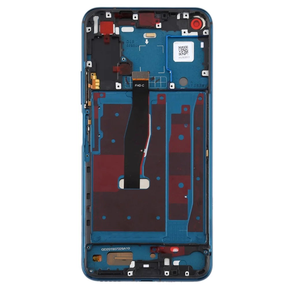 Grade B LCD Screen and Digitizer Assembly + Frame Replacement (without Logo) for Honor 20 Pro - Blue - 2
