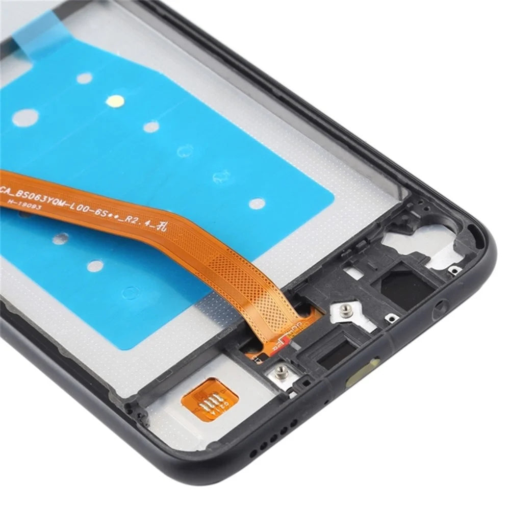 For Huawei P Smart+ (2018)/nova 3i Smart Phone Grade C LCD Screen and Digitizer Assembly + Frame Replacement Part (without Logo) - Black - 3