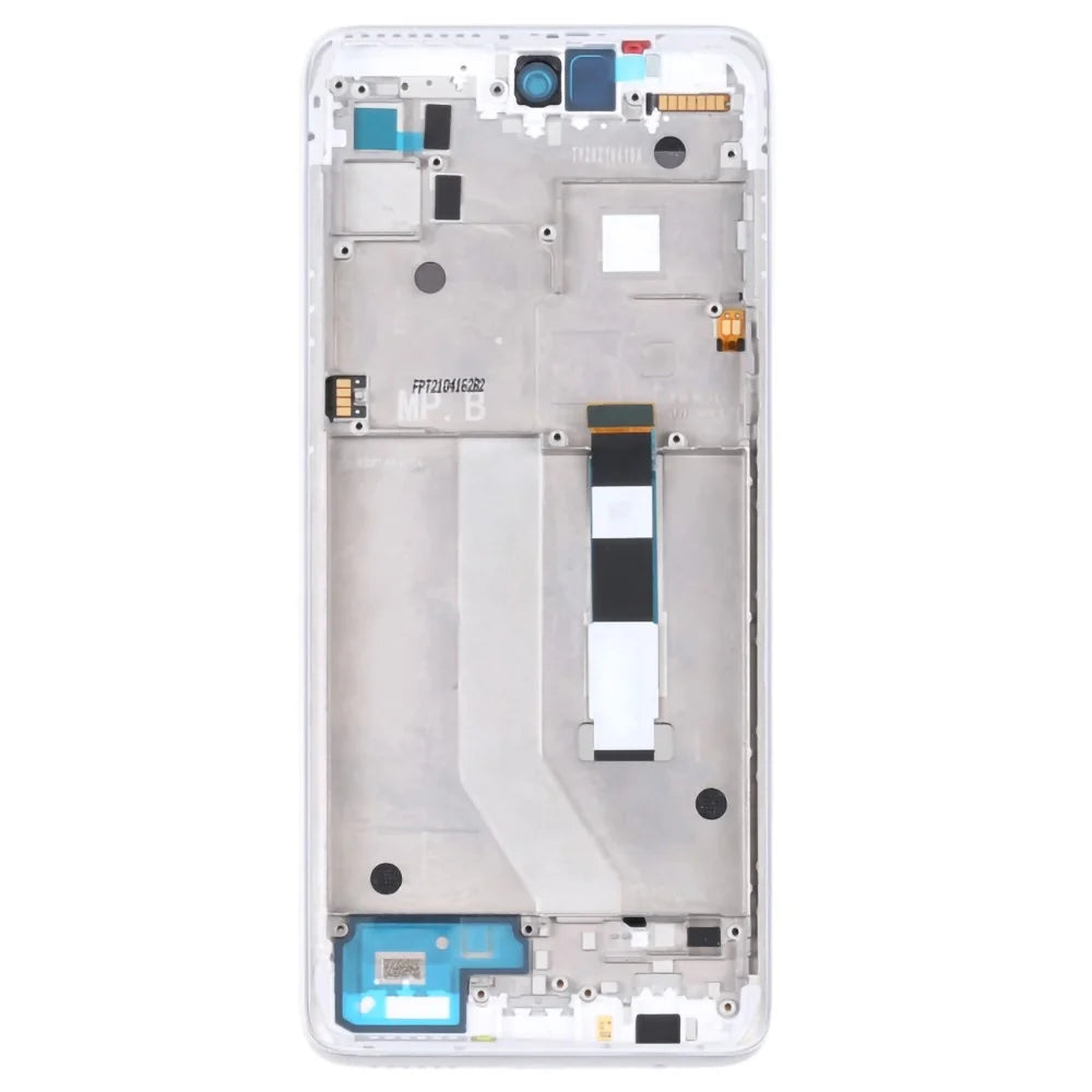For Motorola Moto G 5G (2020) Grade B LCD Screen and Digitizer Assembly + Frame Part (without Logo) - Silver - 2