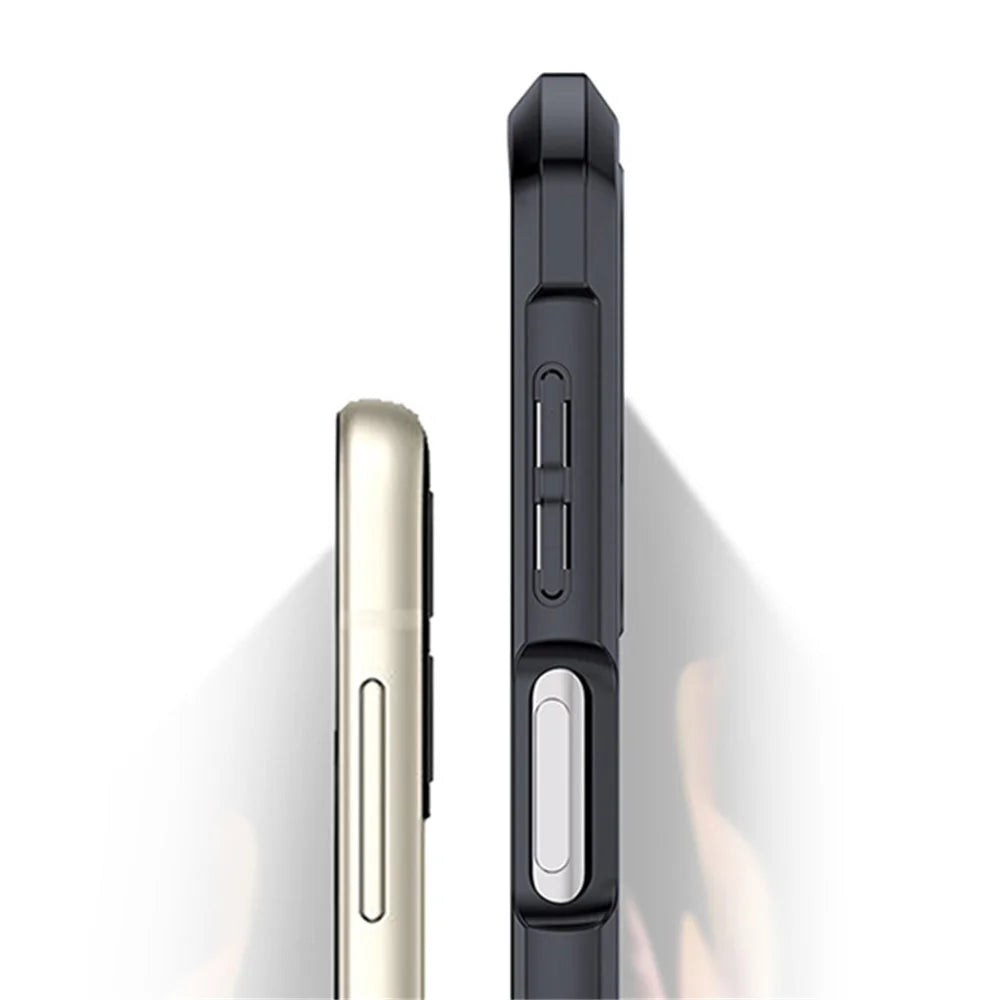 XUNDD For Samsung Galaxy Z Flip4 5G Airbag Phone Case Acrylic + TPU Cover with Protective Bar - 5
