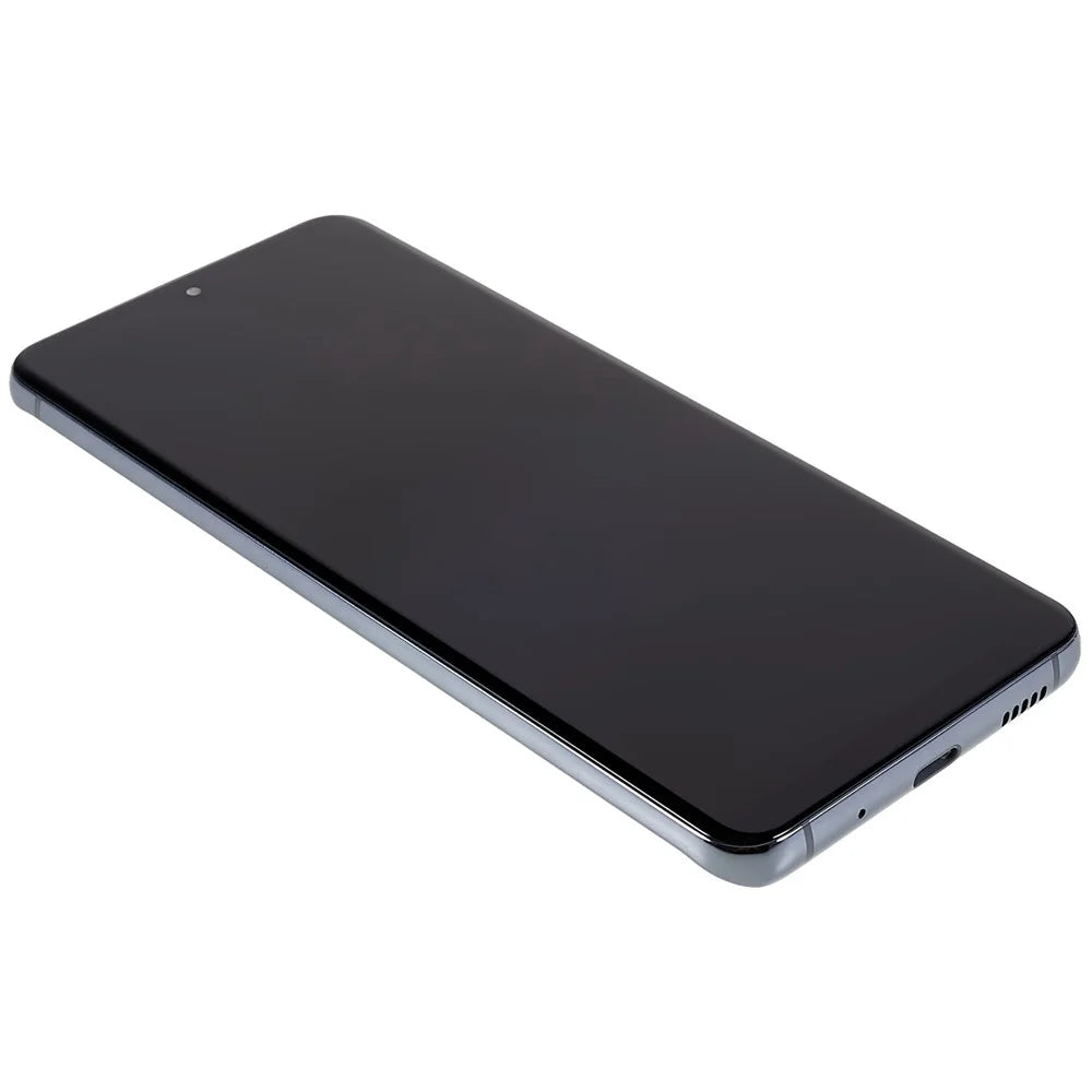 For Samsung Galaxy S20 4G G980F/S20 5G G981B Grade C LCD Screen and Digitizer Assembly + Frame Replacement Part (TFT Technology) (without Logo) - Grey - 4