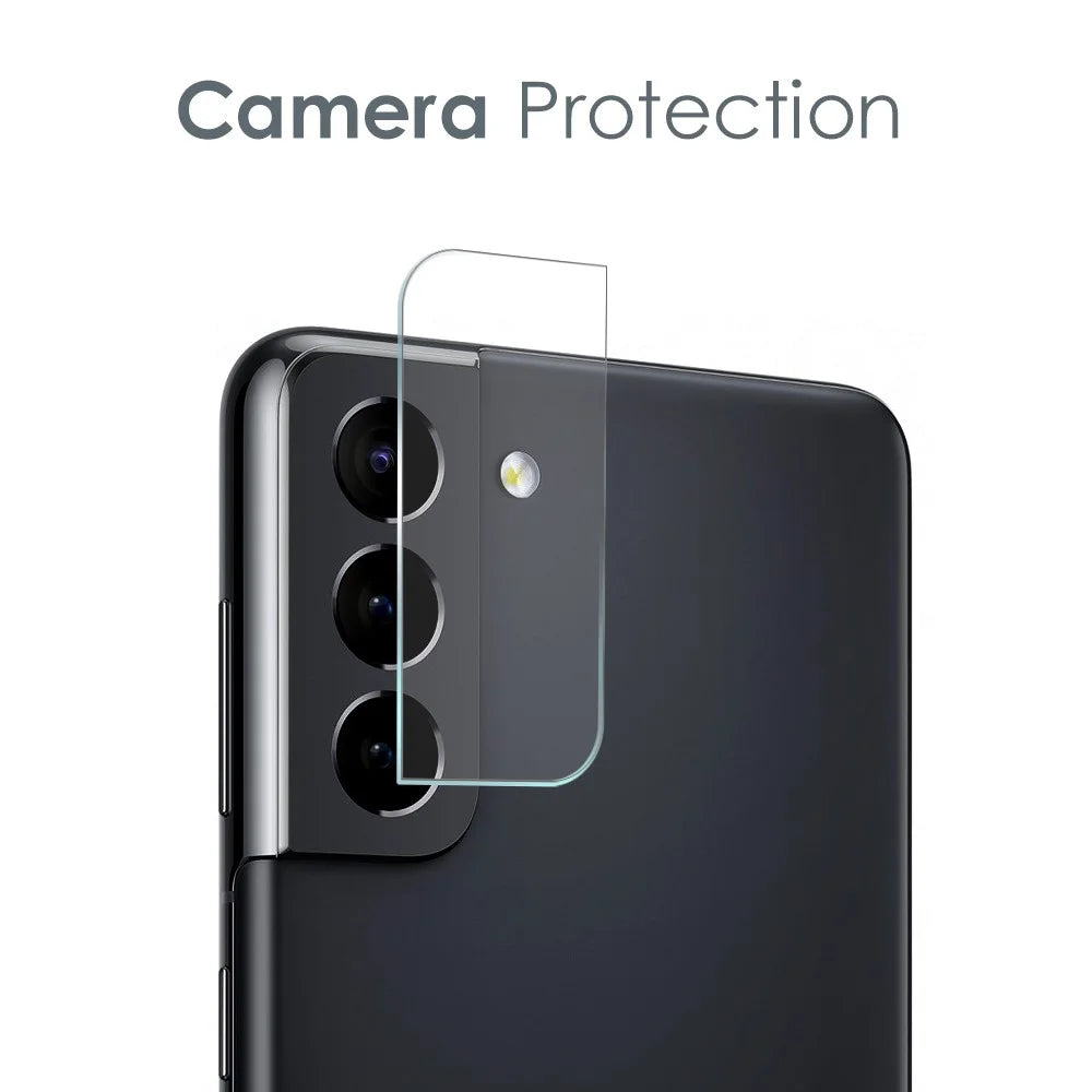 NORTHJO For Samsung Galaxy S21 4G/5G Anti-scratch Transparent TPU Phone Case with 9H Tempered Glass Rear Lens Cover Screen Protector - 2