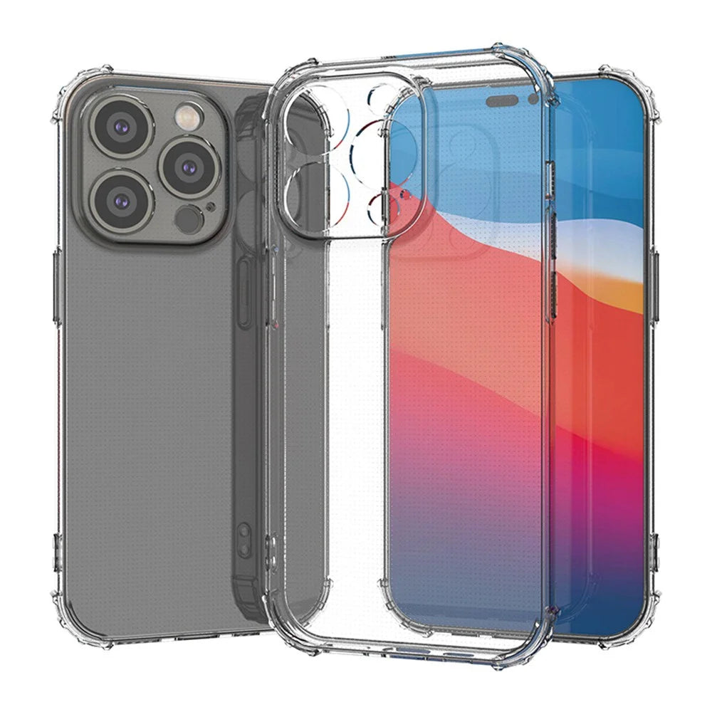 Soft TPU Case for iPhone 14 Pro Max 6.7 inch, Drop-proof Protection Transparent Cell Phone Cover - 5