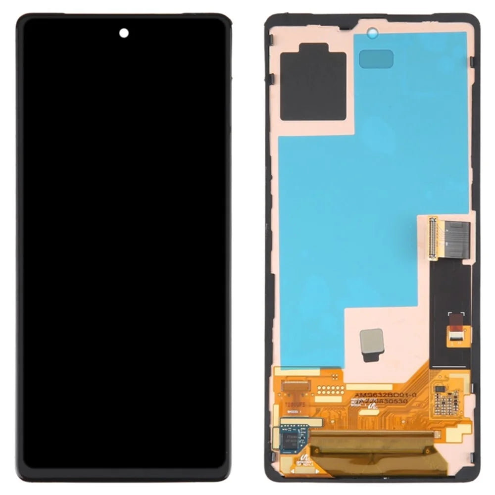 For Google Pixel 7 5G GVU6C GQML3 Grade C OLED Screen and Digitizer Assembly + Frame Replacement Part (Without Logo) - 1