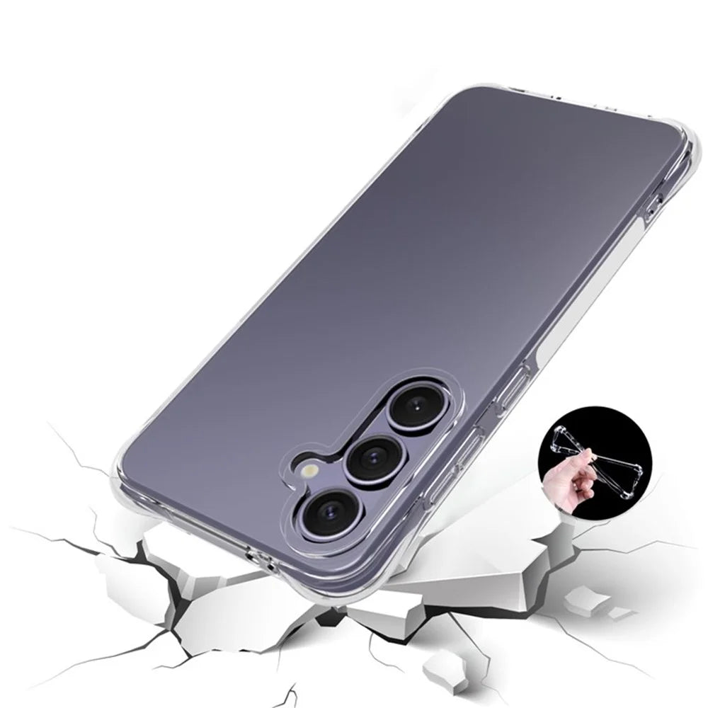 For Samsung Galaxy A36 5G TPU Phone Case Non-Slip Transparent Mobile Phone Cover - 2