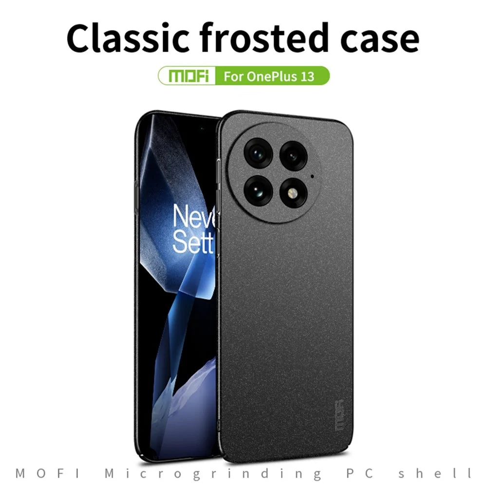 MOFI For OnePlus 13 PC Case Shield Matte Series Slim Fit Phone Cover - Black - 2