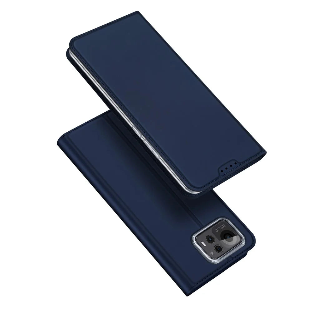 DUX DUCIS For Asus Zenfone 12 Ultra 5G Case Skin Pro Series Leather Stand Cover Card Holder - Blue - 1