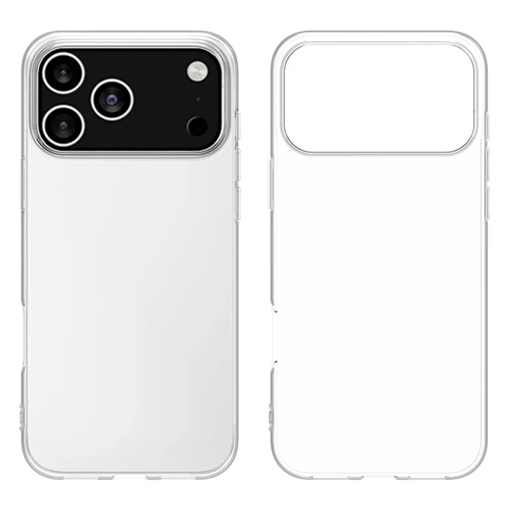 For iPhone 18 Pro / 17 Pro Case Slim Fit Transparent Soft TPU Phone Cover - 2
