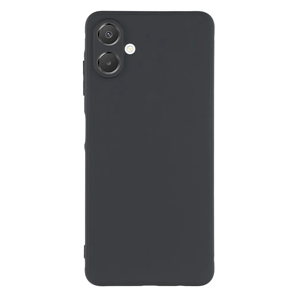 For Samsung Galaxy A06 4G Case Precise Cutouts Straight Edge TPU Shockproof Phone Cover - Black - 1