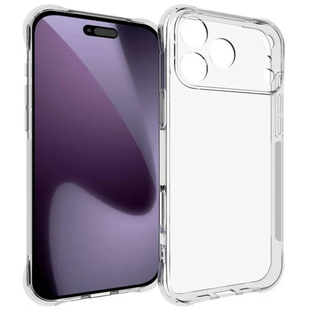 TYMEI For iPhone 18 Pro / 17 Pro Case Four Corner Shockproof 1.5mm Clear Phone Cover - 1