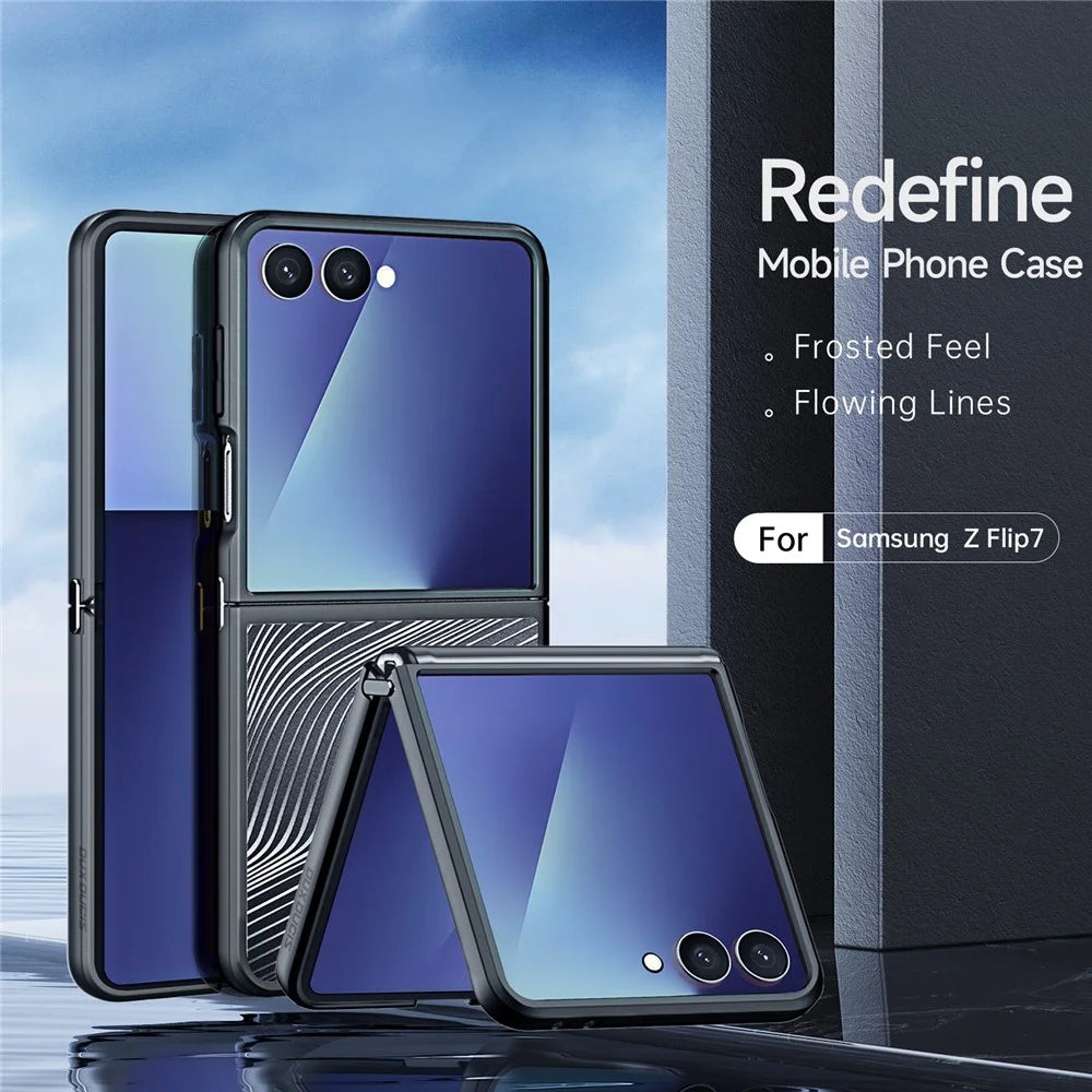 DUX DUCIS Aimo Series For Samsung Galaxy Z Flip7 5G Case TPU + PC Matte Anti Drop Phone Cover without Glass - 3